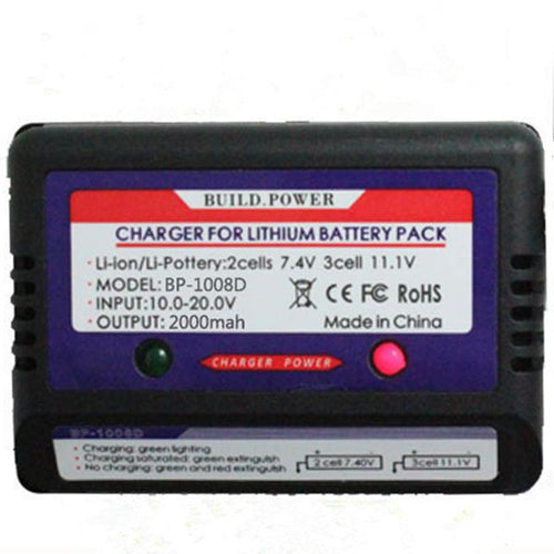 B3 10W AC/DC Balance Charger Adapter for 3S/2S-3S 7.4V 11.1V LiPo Lithium Battery