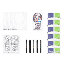 PGYTECH DIY Creative Kit with Blank Shell Stickers Colorful Marker Pens for DJI Mavic Mini RC Drone Quadcopter