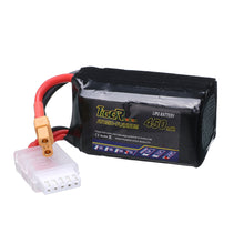  Tiger Power 14.8V 450mAh 75C 4S Lipo Battery XT30 Plug for RC Drone
