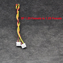 DIY 1.25mm 3Pin Male Female Connector-plug Adapter Cable for FPV Camera Flight Controller