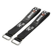 2Pcs RJX Non-Slip Rubberized Alloy Buckle Battery Strap for Batteries and Electronics