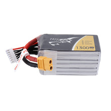TATTU 22.2V 1300mAh 75C 6S XT60 Plug Lipo Battery for FPV RC Racing Drone