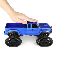 Fayee FY002 1/16 2.4G 4WD Rc Car Military Truck Track Wheel Rock Crawler W/ LED Light RTR Toy