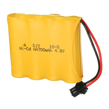 4.8V 700mAh 4S Ni-Cd Battery SM Plug for 23211 1/20 2.4G Rc Car Parts 