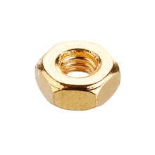 50Pcs M2 M2.5 M3 M4 M5 Gold Plated Carbon Steel Screw Nut 