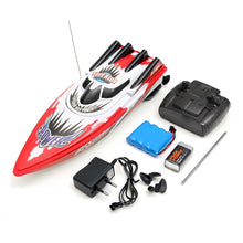Red Green Plastic Durable Remote Control Twin Motor High Speed Racing RC Boat Toy