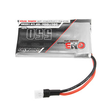 2PCS Gaoneng GNB 3.7V 550mAh 50C Lipo Battery White Plug