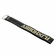 2Pcs RJX 20mm Fiber Non-Slip Aluminium Alloy Buckle Battery Strap 150-400mm for FPV Drones 