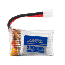 JJRC Upgraded 3.7v 200mAh 30C PH2.0 Plug Li-ion Battery for H36F Terzetto 1/20 RC Vehicle Drone Boat