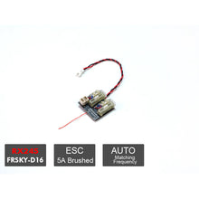 URUAV  MXL-RX62H-A V3 Mini 4CH RC Receiver Built-in 5A Brushesed ESC Linear Servo Support S-FHSS DSMX/2 FRSKY D8/D16 For RC Airplane Helicopter