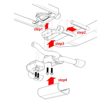 GRC Bilateral Single Double Exhaust Pipe for SCX10 90027 90046 Rc Car Parts