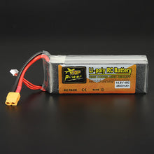 2Pcs ZOP Power 14.8V 4500mAh 4S 45C Lipo Battery XT60 Plug For RC Car Boat Quadcopter