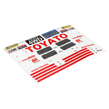 HG P407 1/10 RC Car Model Spare Parts DIY Stickers Decals Sheet for TOYATO Body Accessory