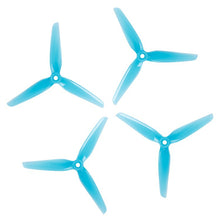 HQProp HeadsUp Racing 3-Bladed Prop R38 Blue (2CW+2CCW) Poly Carbonate Propeller Multi Rotor Parts For FPV Racing RC Drone 