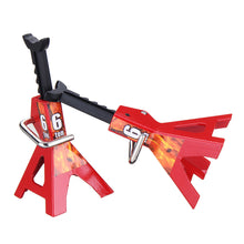 6 TON 2Pcs Alloy 1/10 Scale Jack Stands for Axial SCX10 TAMIYA CC01 RC Trucks Set Car Parts