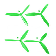 4Pcs Updated Self-propelled Triangle 3-blade Propeller Props for MJX B2C B2W RC Drone