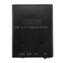 DIY 12V-24V Adjustable Battery Charger Power Box Holder with LED Light for 18650 Battery