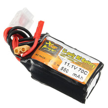 3Pcs ZOP Power 11.1V 550mAh 70C 3S Lipo Battery with JST XT30 Plug For Eachine Lizard95 FPV Racer
