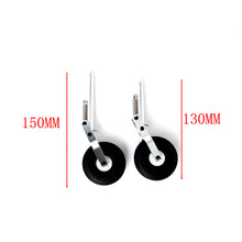 Aluminum Alloy Retractable Landing Gear With Spring for MTD Flying Wing RC Airplane