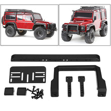 GRC Aluminum Front Bumper Set Black For Traxxas TRX-4 RC Cars Crawler #GAX0079A Parts