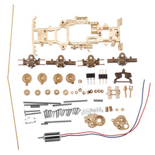 DasMikro Das87 DS87E06 4WD Unimog Truck Metal Chassis DIY Kit RC Car Parts 