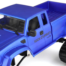 Fayee FY002 1/16 2.4G 4WD Rc Car Military Truck Track Wheel Rock Crawler W/ LED Light RTR Toy