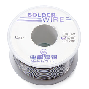 100g 63/37 0.6/0.8/1.0/1.2/1.8mm Tin Lead Soldering Wire Reel Solder Rosin Core