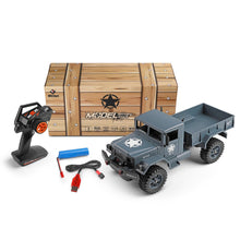 Wltoys 124301 1/12 2.4G 4WD 45cm 390 Bruhed Rc Car 1.2kg Load Off-road Military Truck RTR Toy