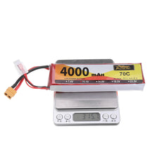 ZOP Power 11.1V 4000mAh 70C 3S Lipo Battery XT60 Plug for RC Drone
