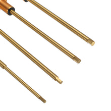 4PCS HSS Titanium Black Hex Screw Driver Screwdrivers Repairing Hand Tool H1.5/2.0/2.5/3.0