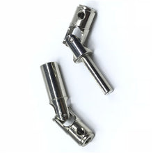 Racerstar 2PCS 57-70mm Upgrade Metal Silver Drive Shaft for WPL HengLong 1/16 RC Car Parts 