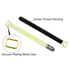 2Pcs RJXHOBBY 200-400mm Non-Slip Battery StrapBattery Tie Down Metal Buckle for Lipo Battery