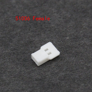 10Pcs 51005 51006 Male and Female Hosing Plug 2P Plug-in Metal Terminal Battery Terminal
