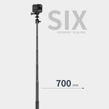 Multifunctional bluetooth Control Aluminum Alloy Extension Rod With Tripod Gimbal Stabilizer For GoPro Action Camera Gopro Mobile Phone