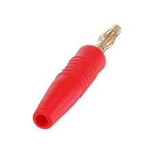 Amass 4mm Banana Bullet Connector Plug With Black/Red Color Rubber Sheath for Adapter Cable