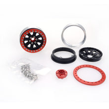 2PCS ZD Racing 2.2 inch Alloy Wheel Rim Hub Aluminum Beadlock for 1/10 RC Car Crawler Axial SCX10 