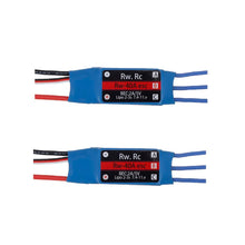2 PCS RW.RC 40A Brushless ESC 5V2A BEC 2S 3S for RC Models Fixed Wing Airplane Drone