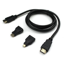 1.5m 150cm Standard HD Port-A Cable Mini HD Port-C Micro HD Port-D Adapter Connector