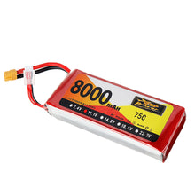 ZOP Power 11.1V 8000mAh 75C 3S Lipo Battery XT60 Plug for RC Quadcopter Airplane Car