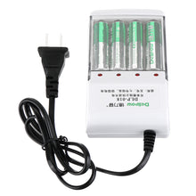 Delipow 4 Slots AC 220V Battery Charger with 4Pcs Rechargeable 1.2V AA Lipo Battery