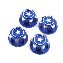 4PCS 17mm Dustproof Non Slip Hex Wheel Nut for X-Maxx Summit 1/8 RC Car Vehicles Parts