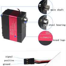 LOBOT LD-260MG 180° 60KG Large Torque Metal Gear Digital Servo For RC Robot
