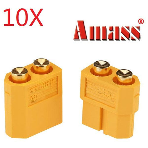 10 Pair Amass PCB Dedicated XT60-P Plug Connector Male & Female for PCB Board