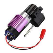 Upgraded Metal Transfer Gear Box with 370 Motor For WPL 1/16 4WD 6WD JJRC Q60 Q61 Black
