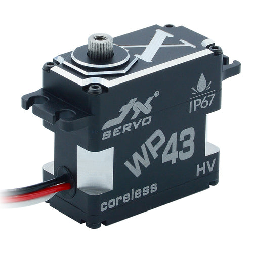 JX Servo WP43 HV 43KG Coreless Waterproof IP67 Metal Gear Digital Servo For RC Car Airplane Helicopter