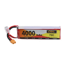 ZOP Power 11.1V 4000mAh 70C 3S Lipo Battery XT60 Plug for RC Drone