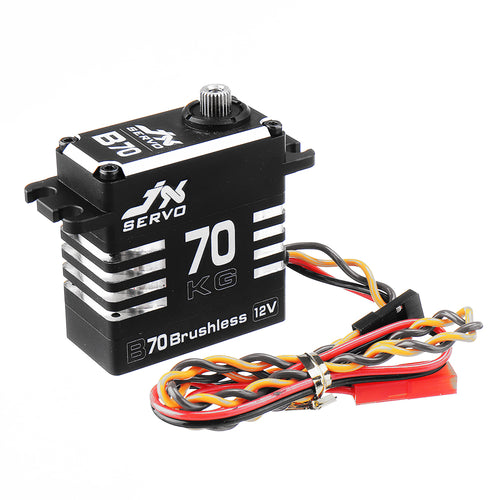 JX Servo B70 HV 12V 72KG 180° Brushless Large Torque Metal Gear Digital Servo For RC Helicopter Car Truck