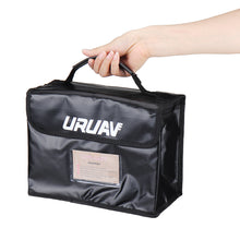 URUAV UR27 Fireproof Waterproof Lipo Battery Safety Bag 26X18X13cm with Label Folder
