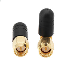 1PC 25mm 2.4G 2DBi Gain SMA-J Male Connector Black 90 Degree/Straight Mini Short FPV Thumb Antenna 