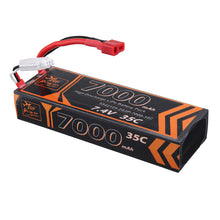 ZOP Power 7.4V 7000mAh 35C 2S2P Lipo Battery T Plug for RC Car RC Airplane